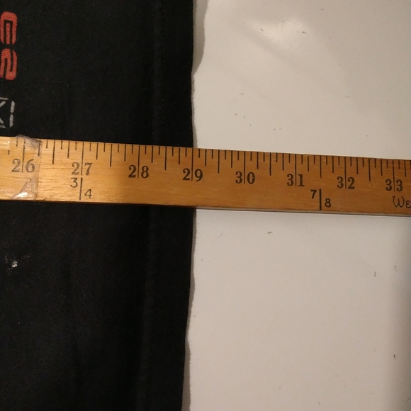 '08 Michael Jordan T-shirt L blk double sided measurement - Picture 8 of 12